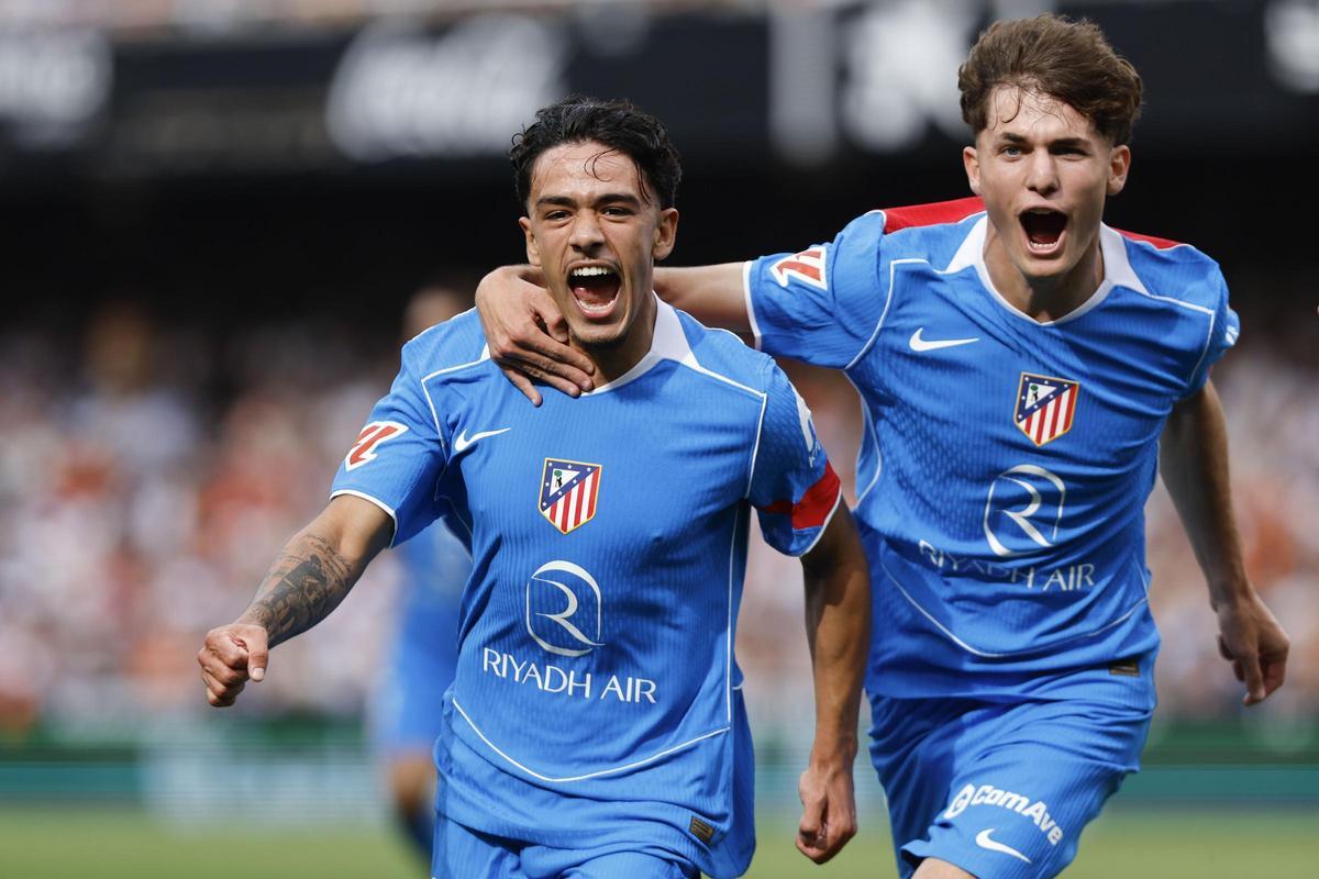 Iker Luque y Miguel Cubo debutan y marcan con el primer equipo del Atlético