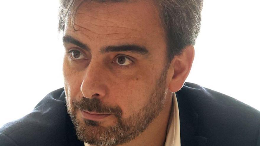 Diego Calvo, en un momento de la entrevista. | José Lores