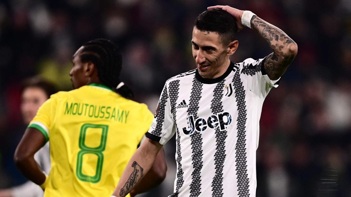 Ángel Di María, durante el Juventus-Nantes