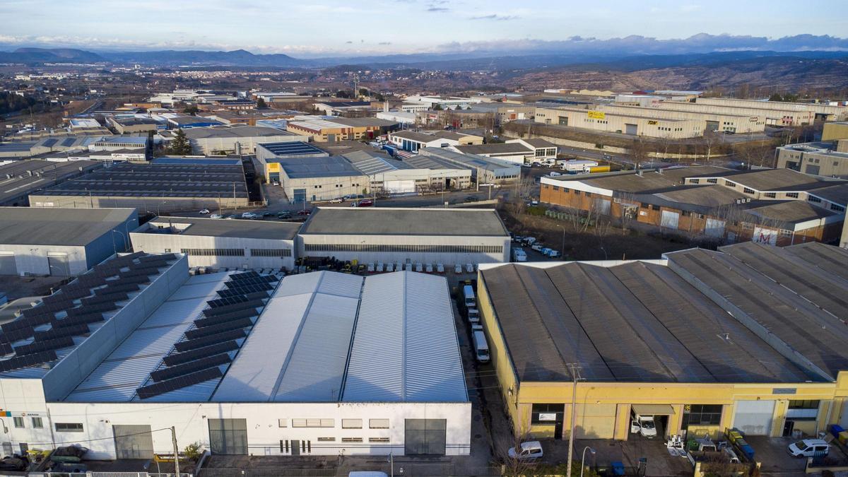 Vista general del polígon de Bufalvent de Manresa