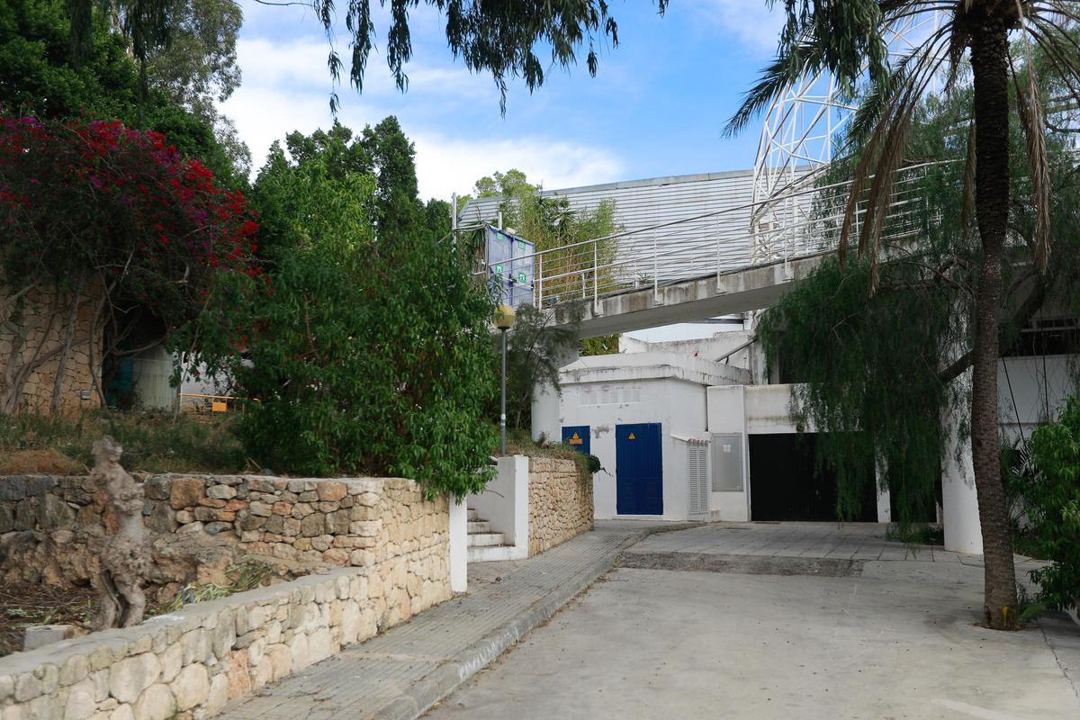 La discoteca de Sant Rafel, cerrada a cal y canto.