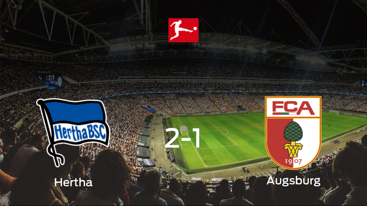 El Hertha Berlín consigue la victoria en casa frente al FC Augsburg (2-1)