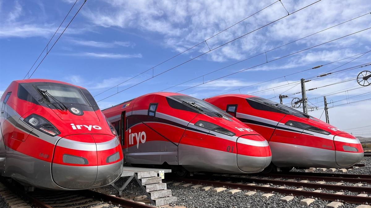 Trenes de Iryo.