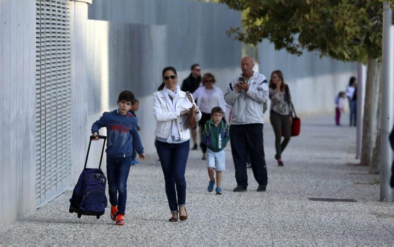 Primer día de clase en el nuevo colegio Parque Venecia