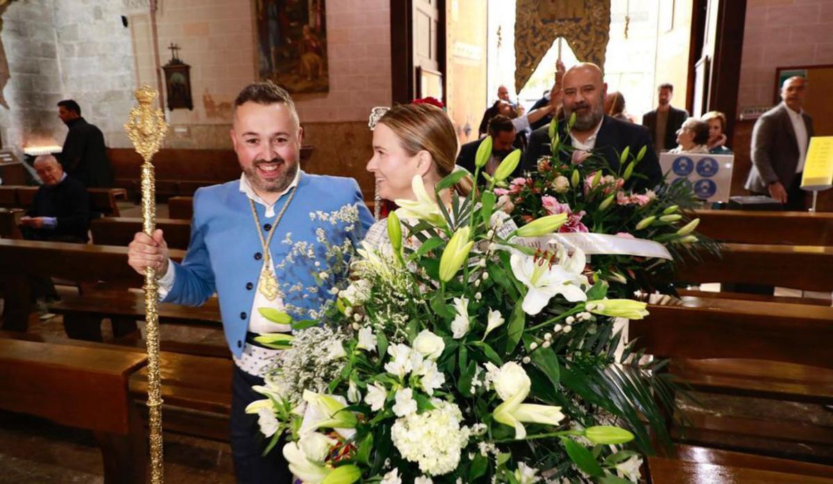 Ofrenda floral en la despedida de la Virgen de la Salud | @MARGAPROHENS