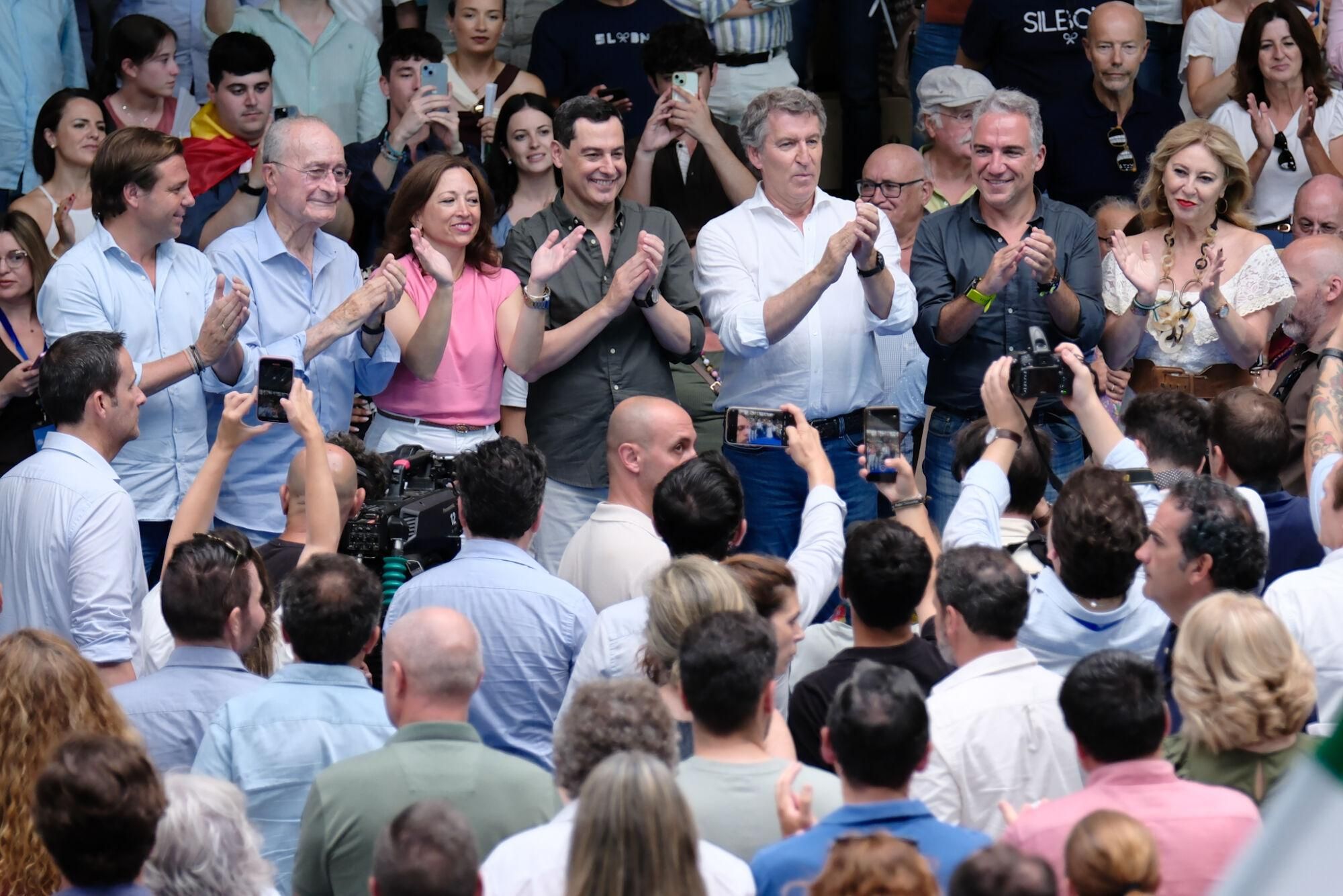 Mitin del Partido Popular en Málaga