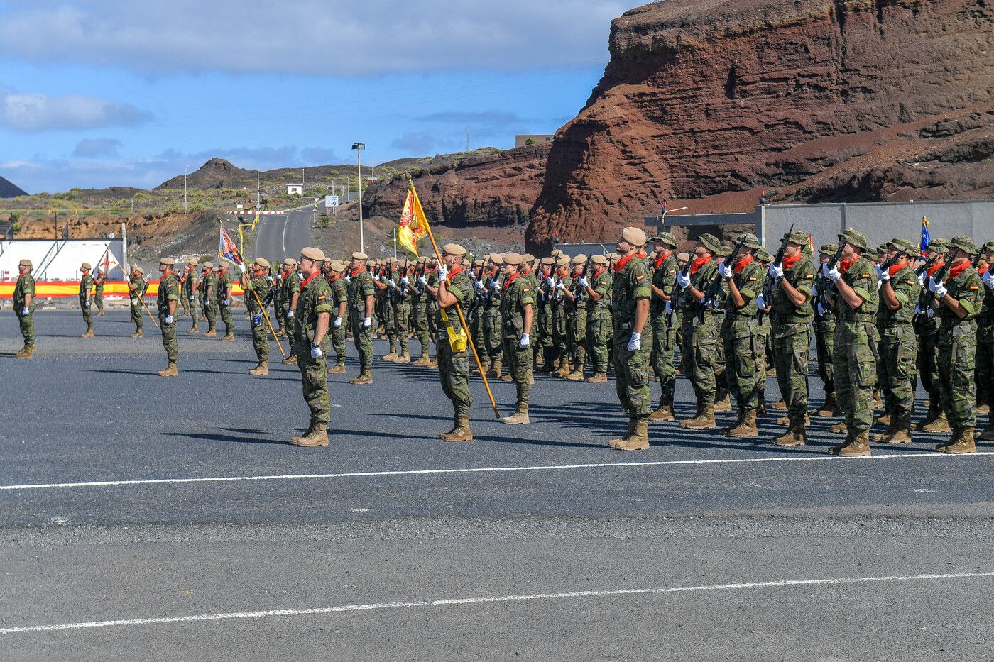 Celebración del día de la patrona de Infantería en Las Palmas de Gran Canaria