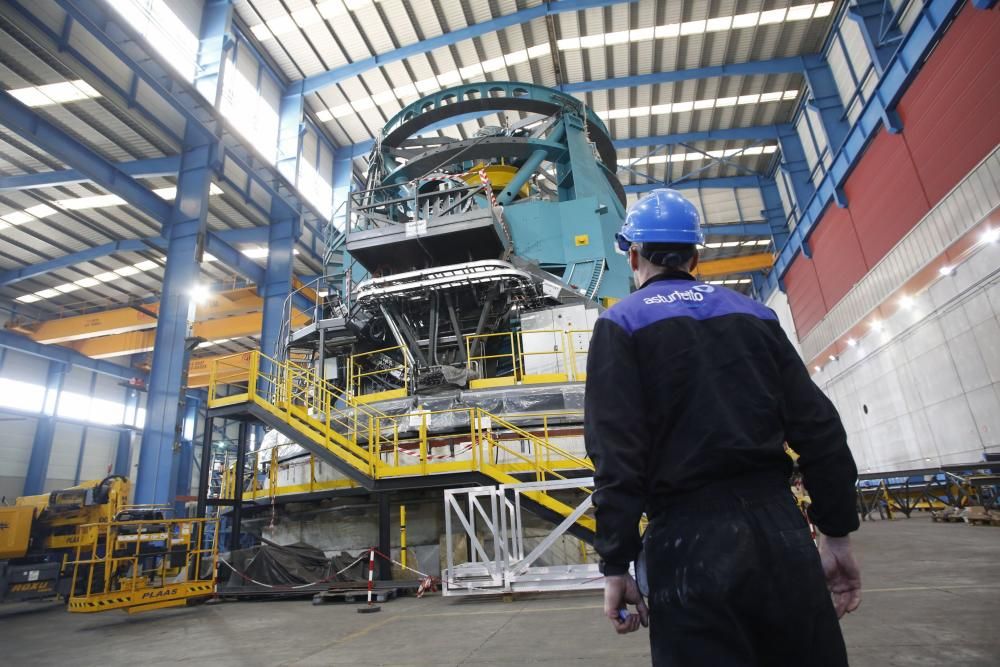 Telescopio fabricado en Asturfeito