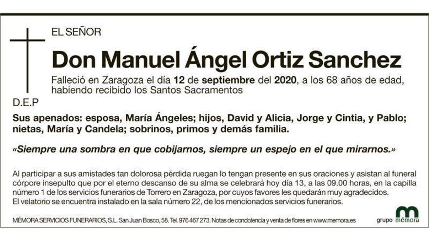 Manuel Ángel Ortiz Sánchez