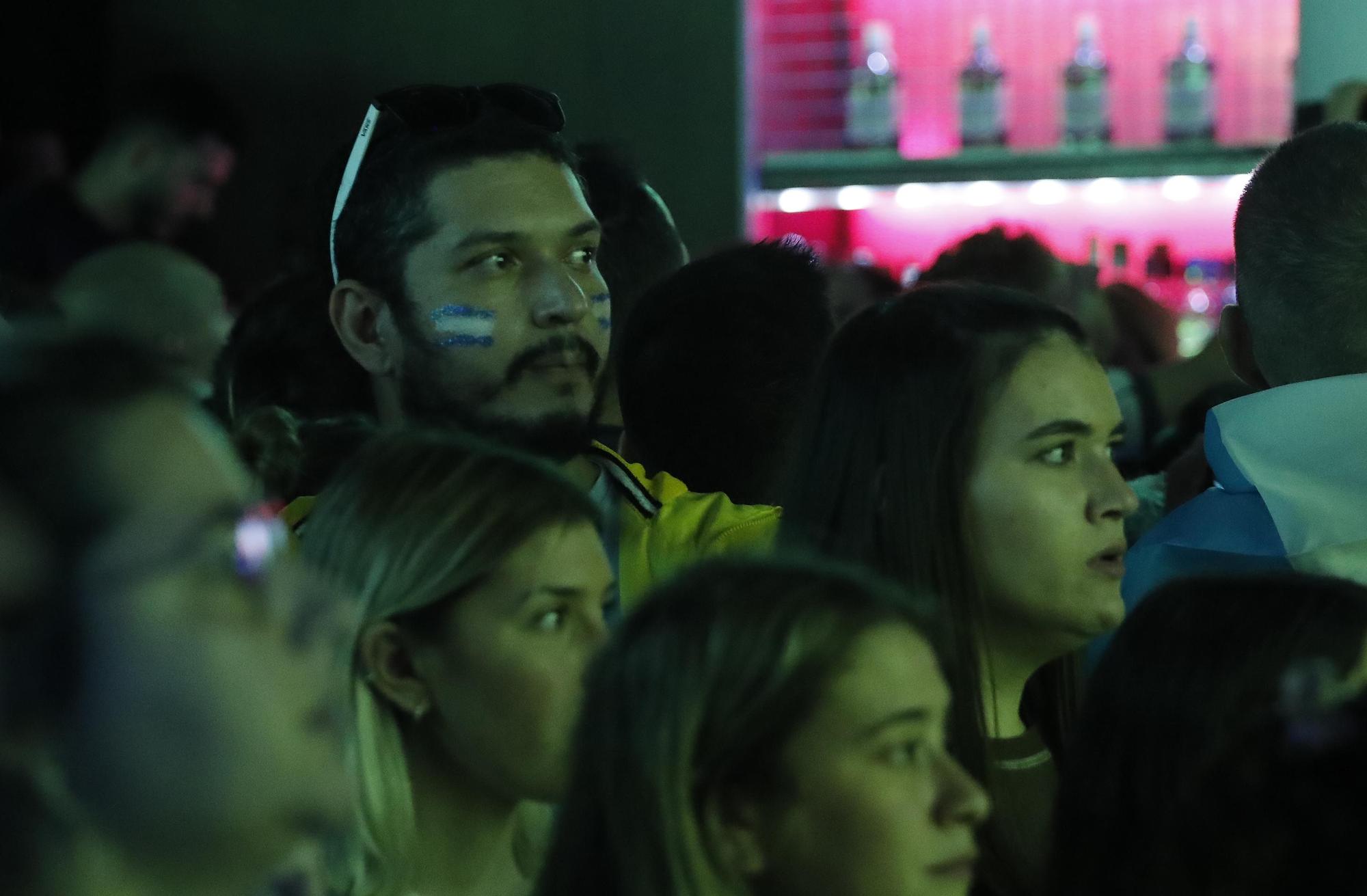 Así vivieron los aficionados de Argentina la final del Mundial en València