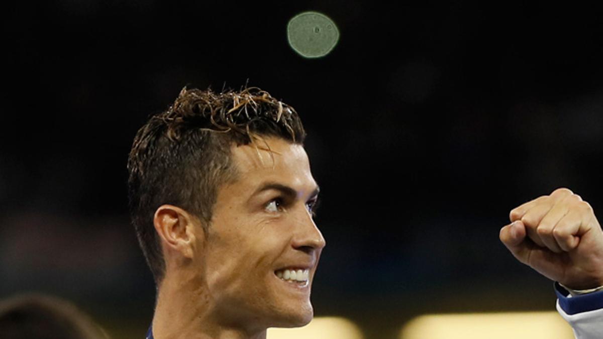 Cristiano Ronaldo en la final de la Champions League