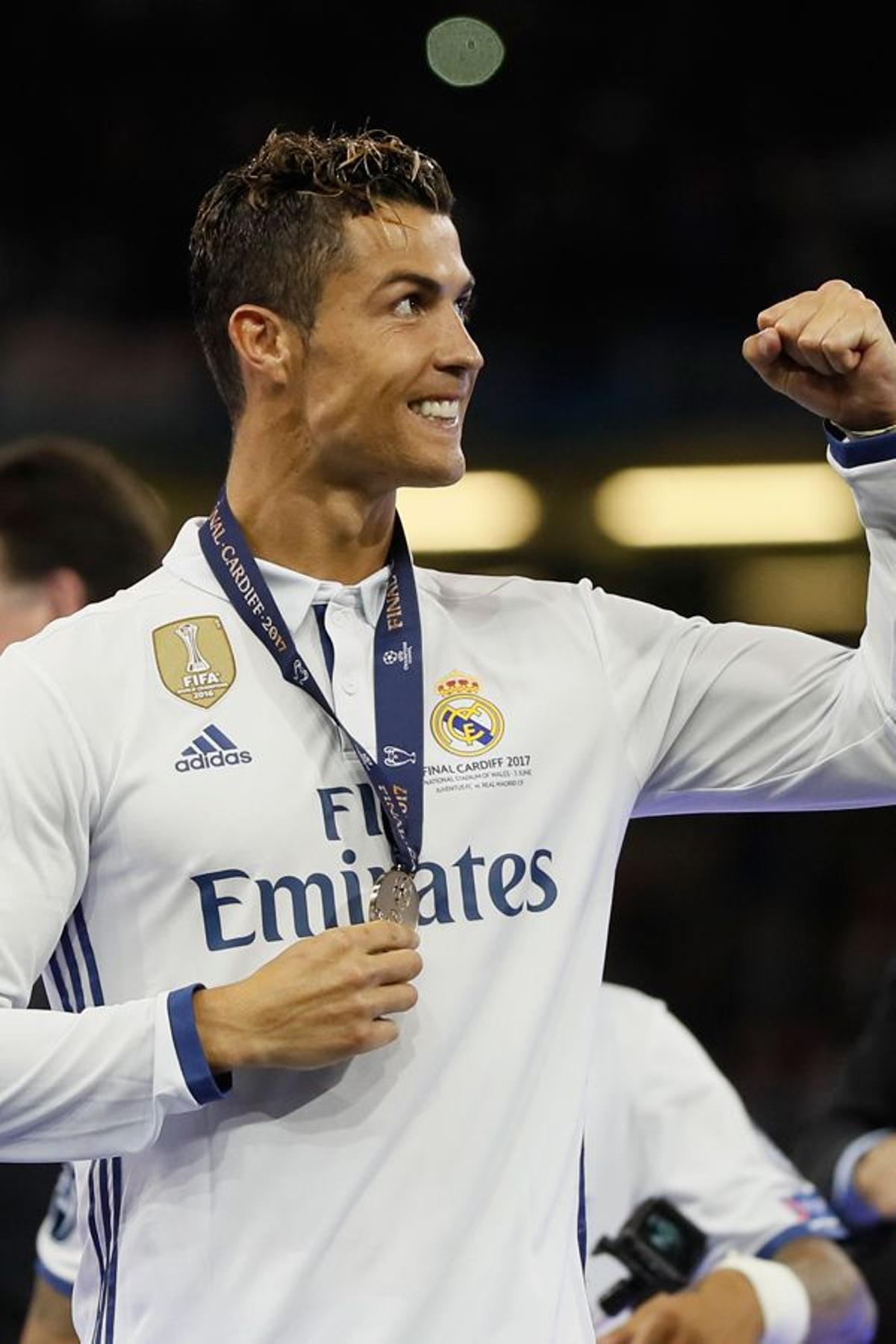 Cristiano Ronaldo en la final de la Champions League