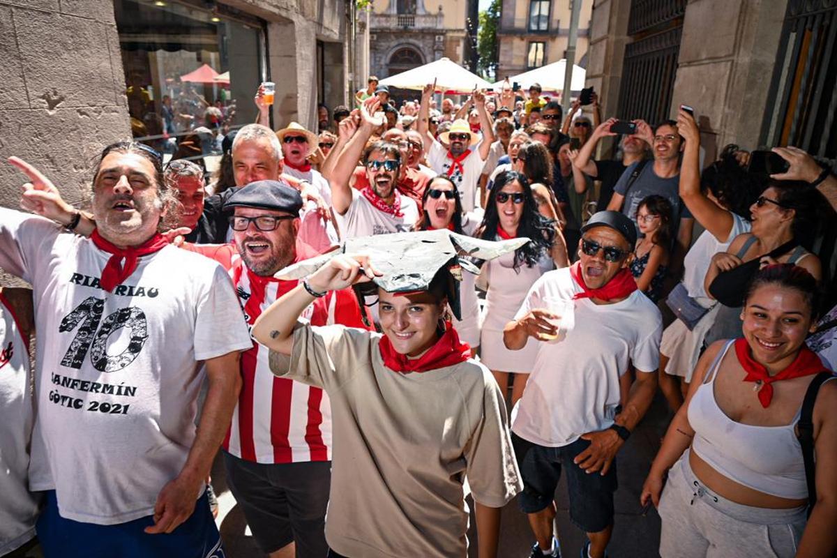 El barrio Gòtic celebra su San Fermín