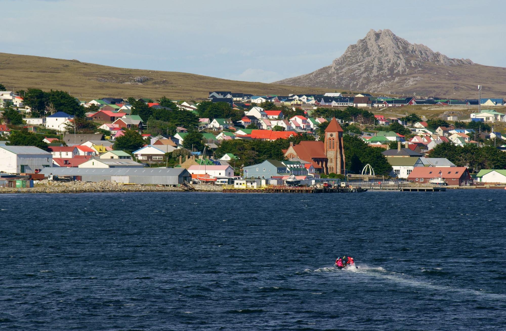 Puerto de Stanley, Malvinas.