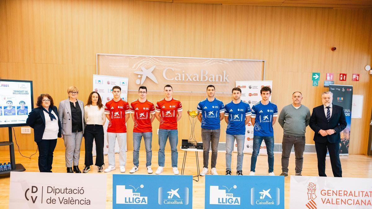 Iván, Momparler i Alejandro repten a Marrahí, Raúl i Marc en la final de Lliga CaixaBank de raspall Pro1