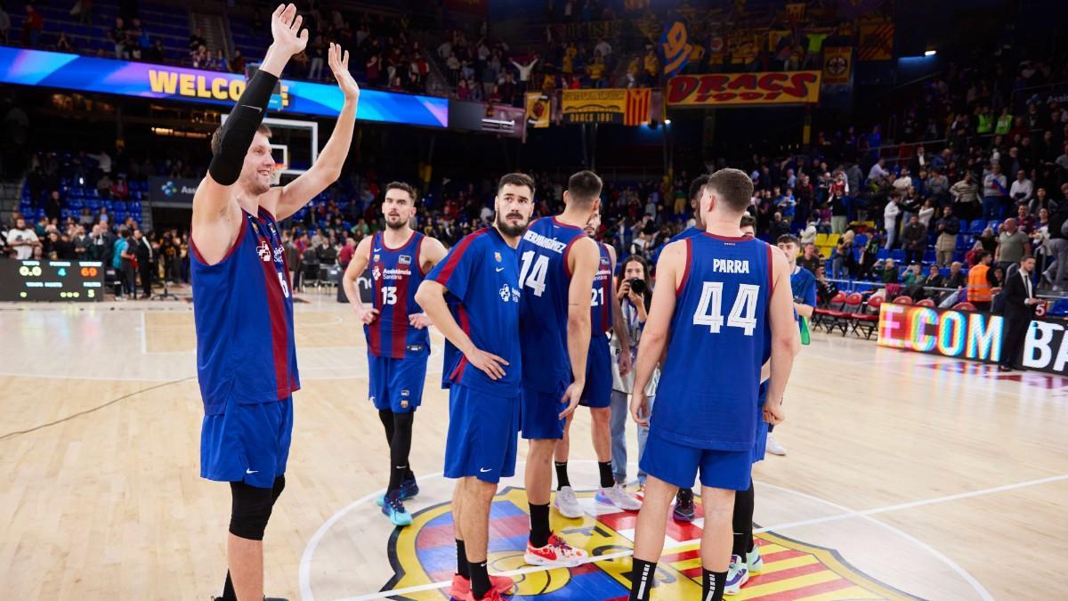 El Barça ha conseguido llegar a diciembre manteniendo la imbatibilidad en el Palau