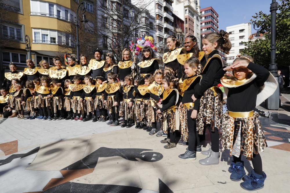 Desfile infantil en el Carnaval de Gijón