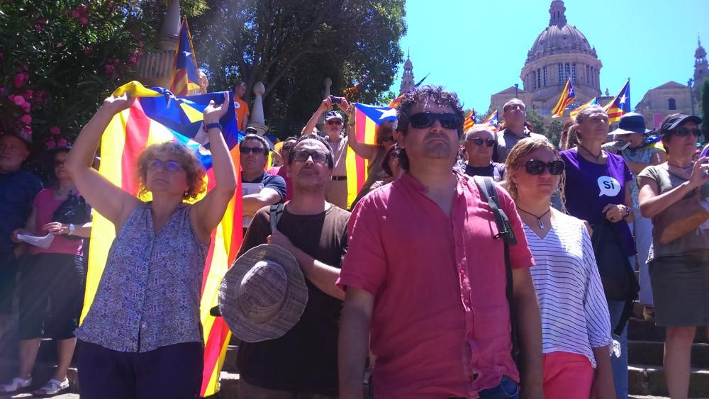 Acte a favor del Referèndum a Barcelona