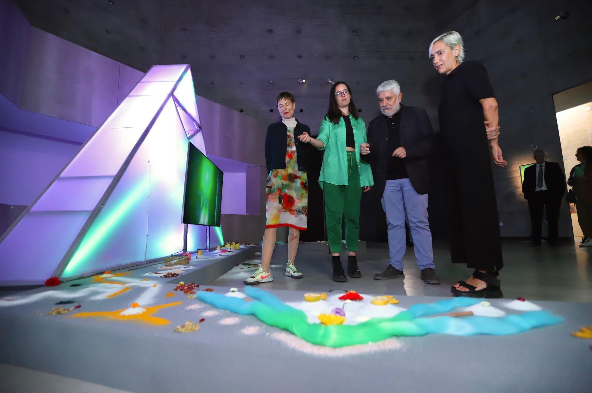 La exposición 'Matrix Vegetal', una intervención artística fuera de concurso del Festival Flora, en imágenes