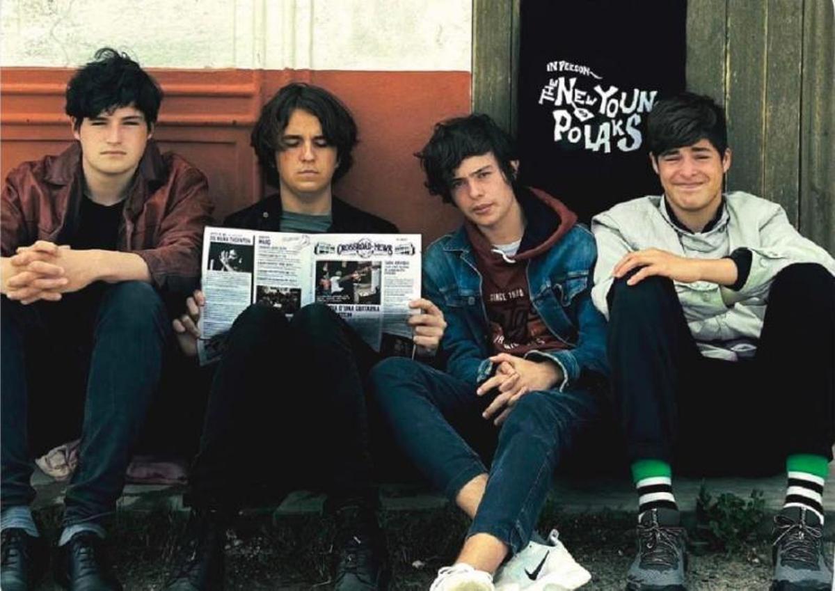 Una imagen promocional del joven cuarteto ibicenco The New Young Polaks. | TNYP