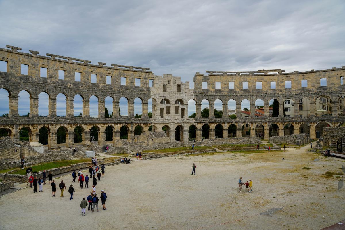 El anfiteatro de Pula