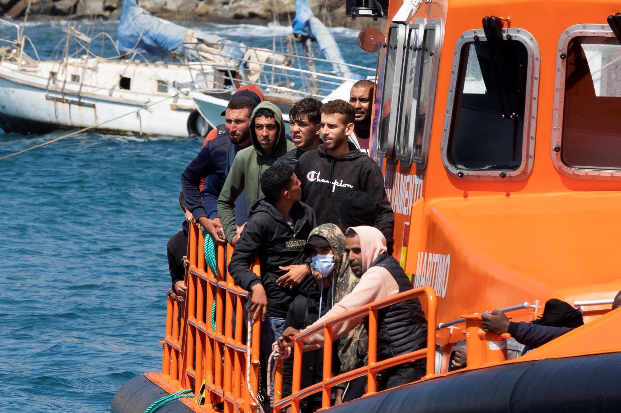 Llegada de migrantes a Gran Canaria