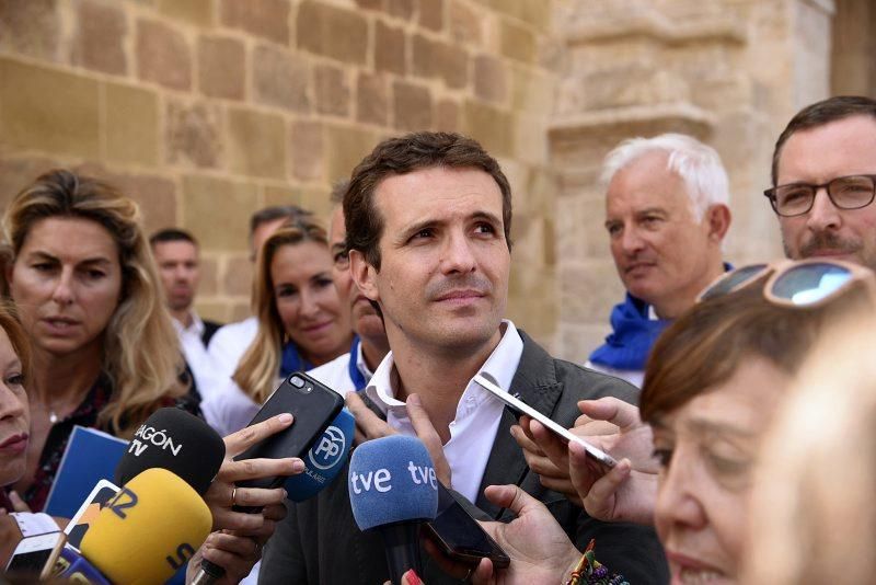 Visita de Pablo Casado a Tarazona