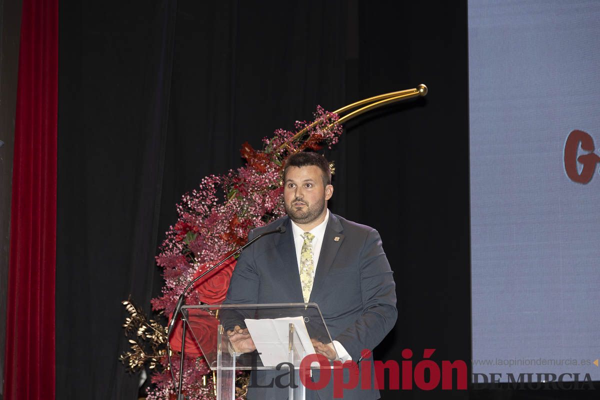 Gala Festera en Caravaca (homenajeados y presentación del cartel