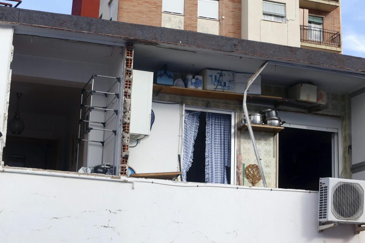 Explosión en la calle Escultor Benlliure del barrio de Las Fuentes de Zaragoza