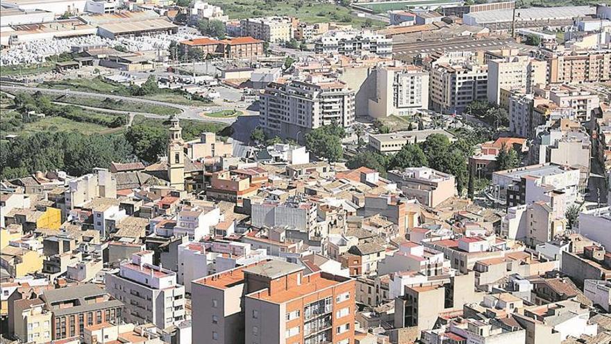 Imagen aérea de l&#039;Alcora, cuyo nuevo PGE pretende dotar a la ciudad del máximo crecimiento industrial por ley.