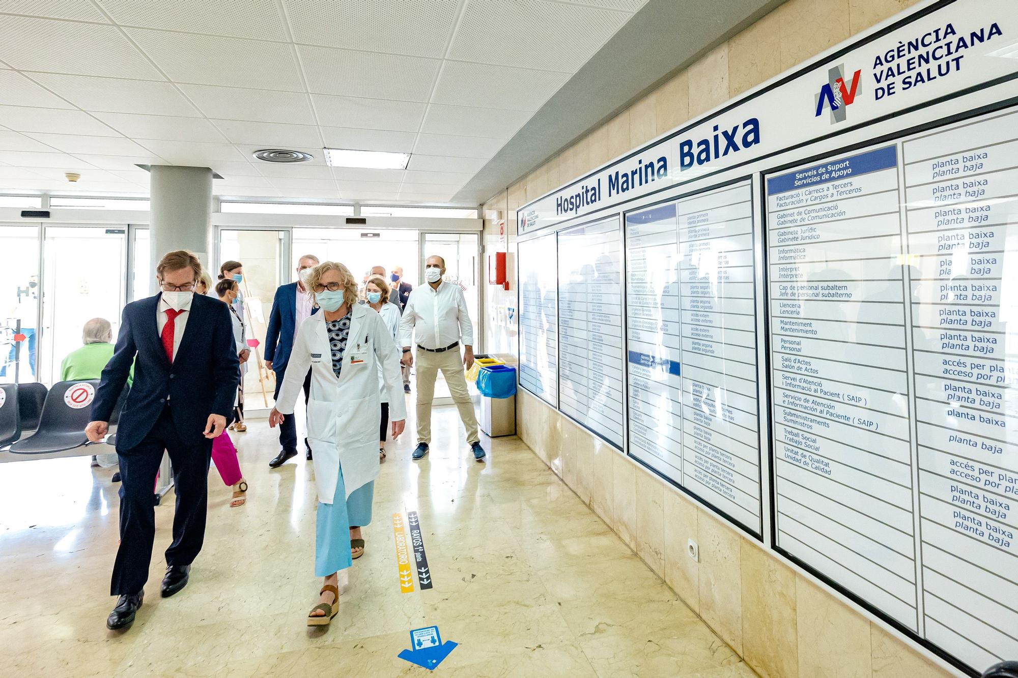 El Coonseller de sanidad visita el Hospital de La Vila para presentar las obras de ampliación que tienen una duración estimada de 30 meses