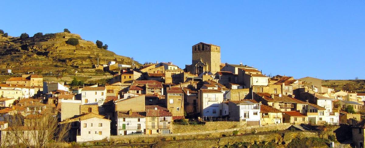 Imagen de Portell, situado en la comarca castellonense de Els Ports.
