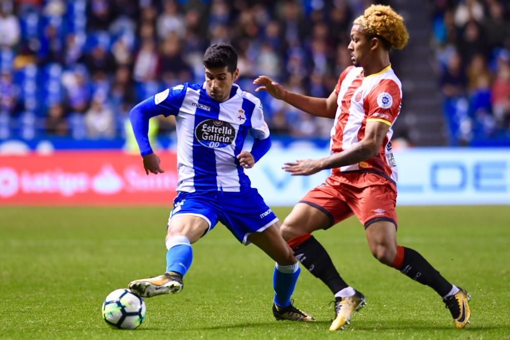 El Deportivo cae ante el Girona en Riazor