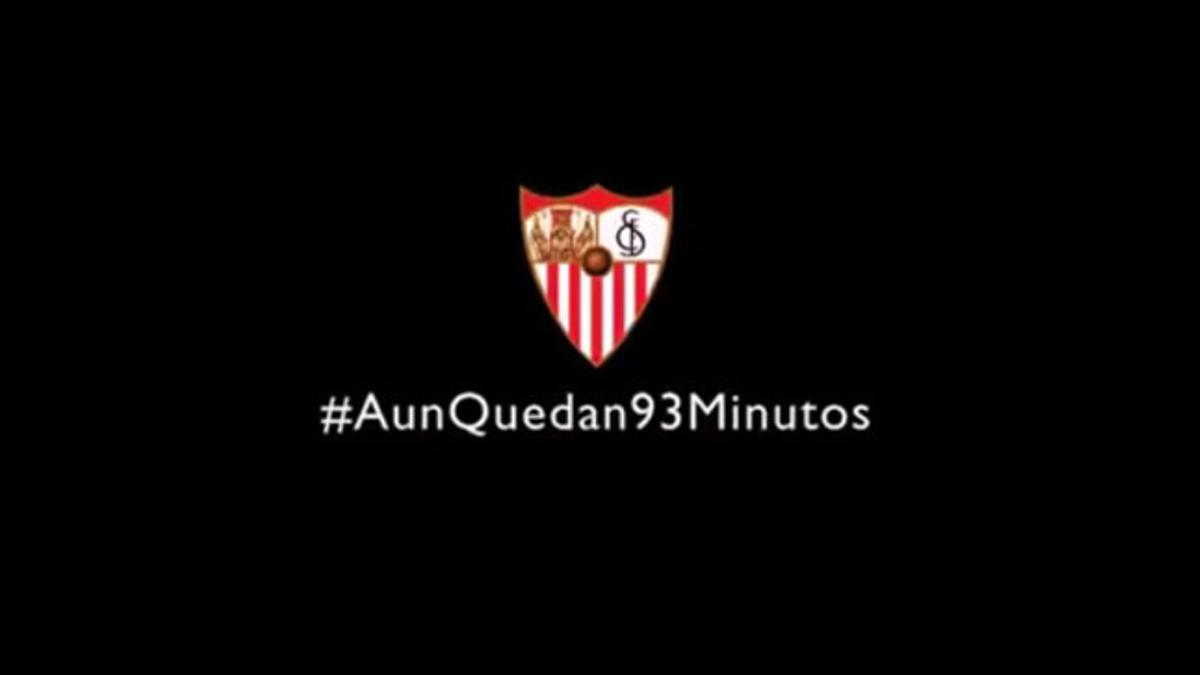 Con este este eslogan, el Sevilla hace un llamamiento a su afición