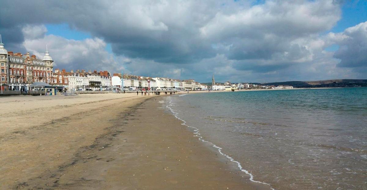 Weymouth Beach, Weymouth, Reino Unido