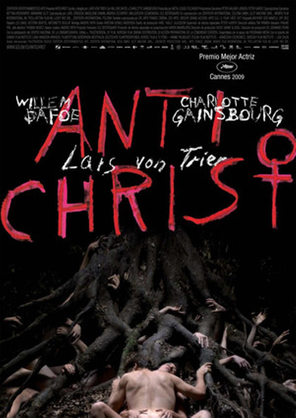 Caràtula de la pel·lícula ’Anticristo’, de Lars von Trier.
