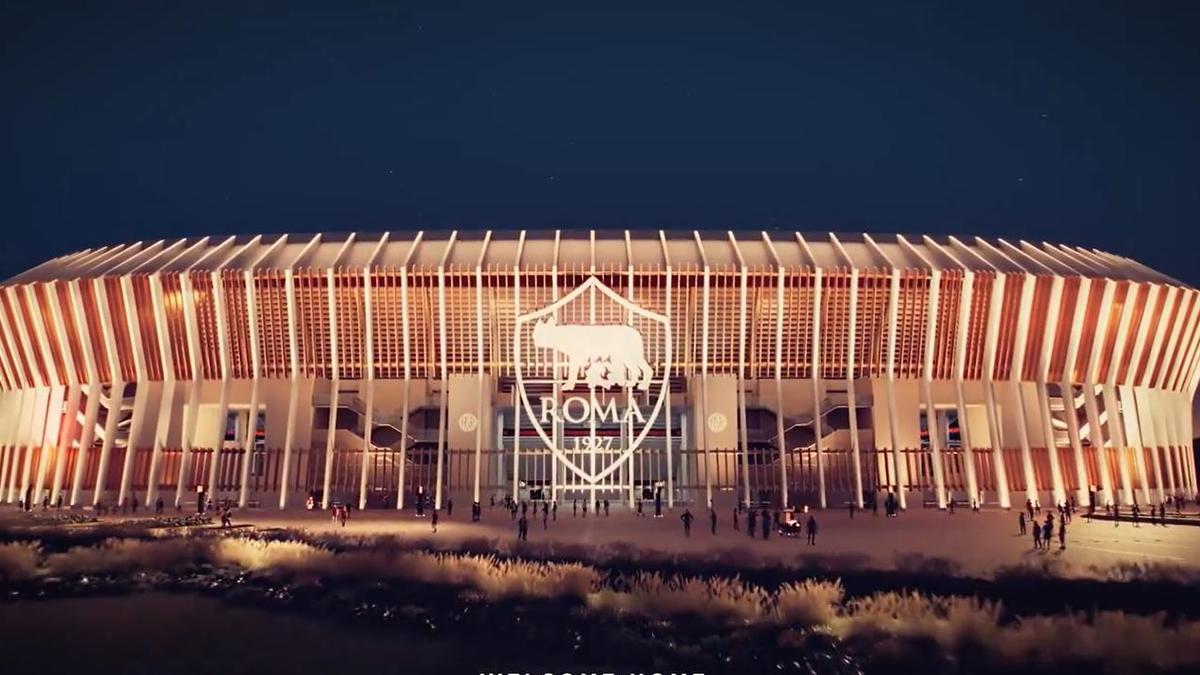 La Roma presenta con entusiasmo su nuevo proyecto de estadio