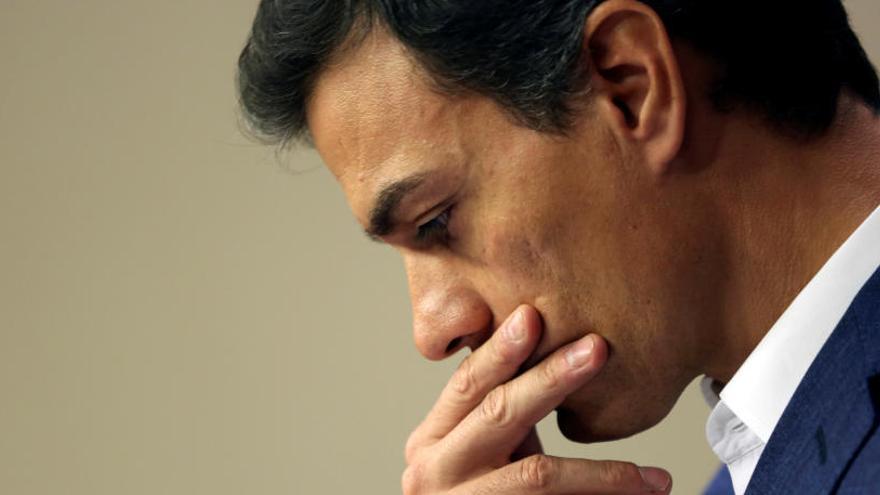 El ex secretario general del PSOE Pedro Sánchez.