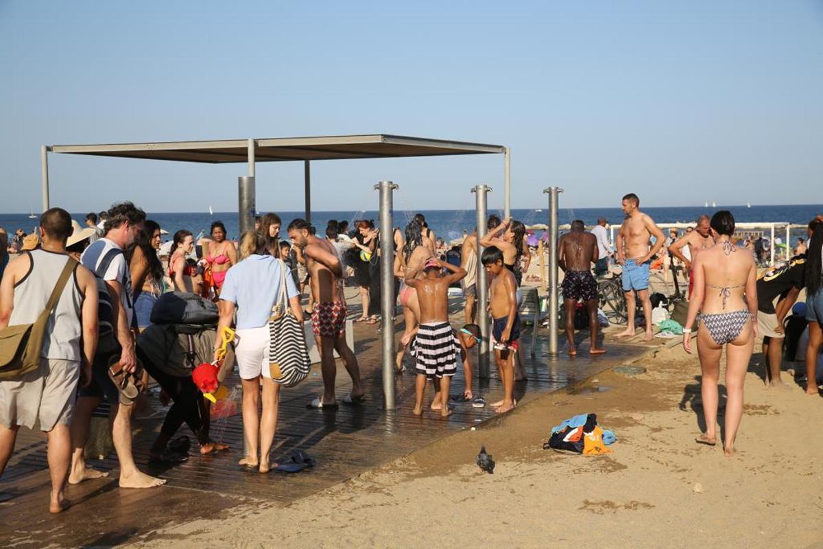 Barcelona vive su primer jornada de calor después de Sant Joan. Autor: Ricard Cugat.