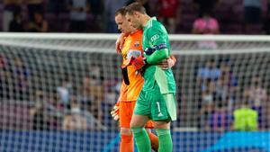 Ter Stegen y Neuer en una imagen de archivo