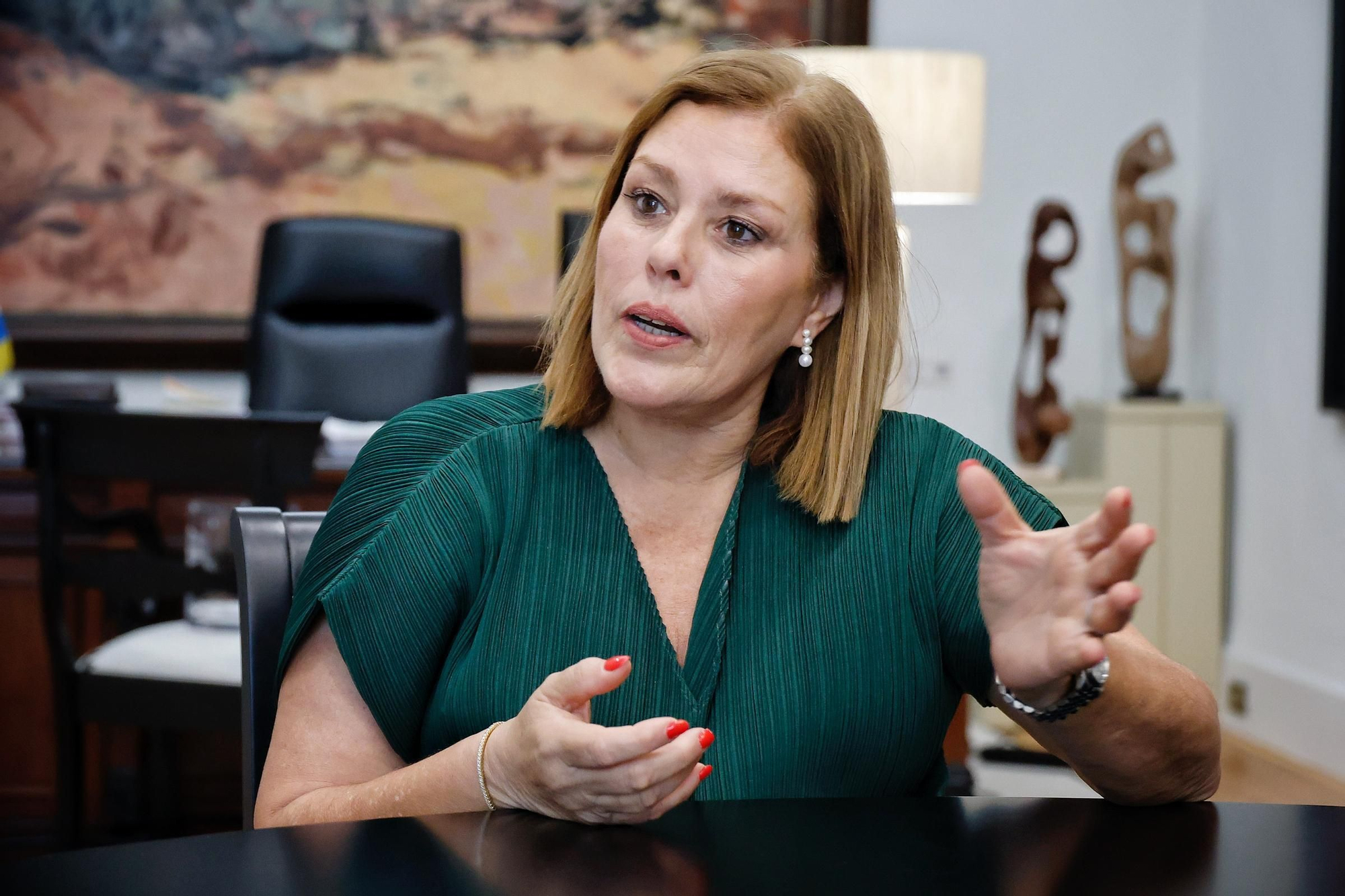 Astrid Pérez, presidenta del Parlamento de Canarias