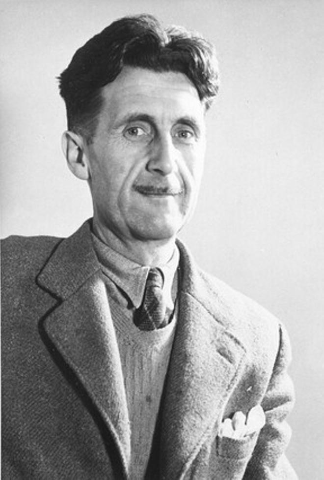 El escritor George Orwell.