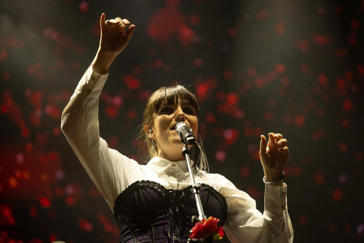 Imagen de un concierto de Rozalén en Madrid.