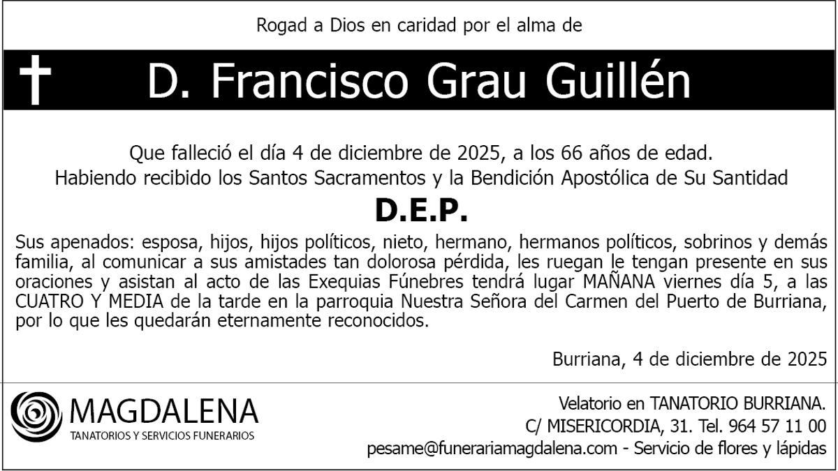 D. Francisco Grau Guillén
