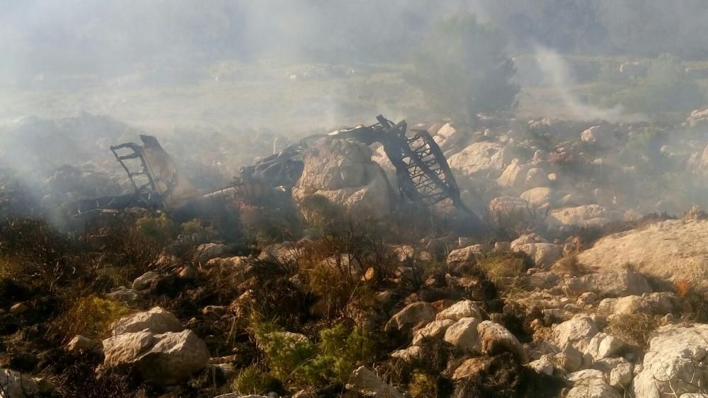 Muere el piloto de un ultraligero que se estrelló en el Puig de Massanella