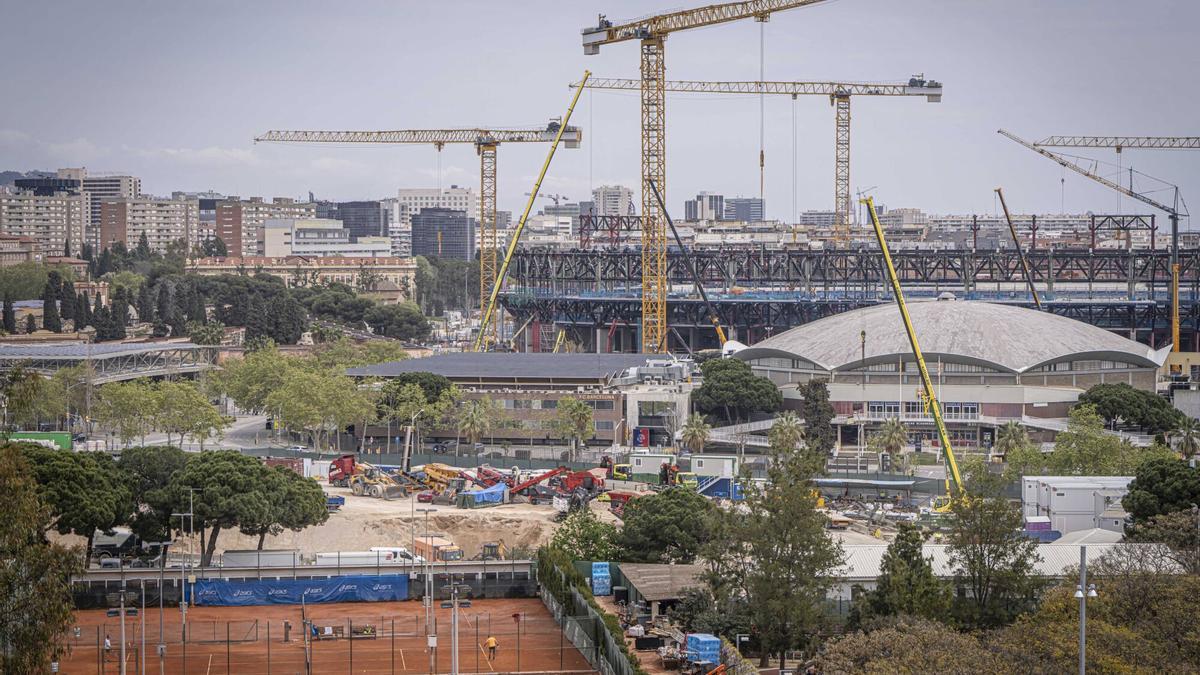 Gestión de los residuos de las obras del Camp Nou.