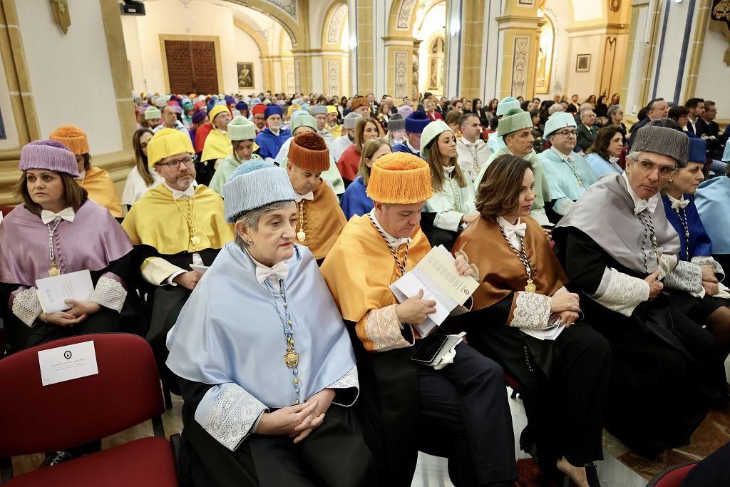 Acto de celebración de Santo Tomás de Aquino en la UCAM