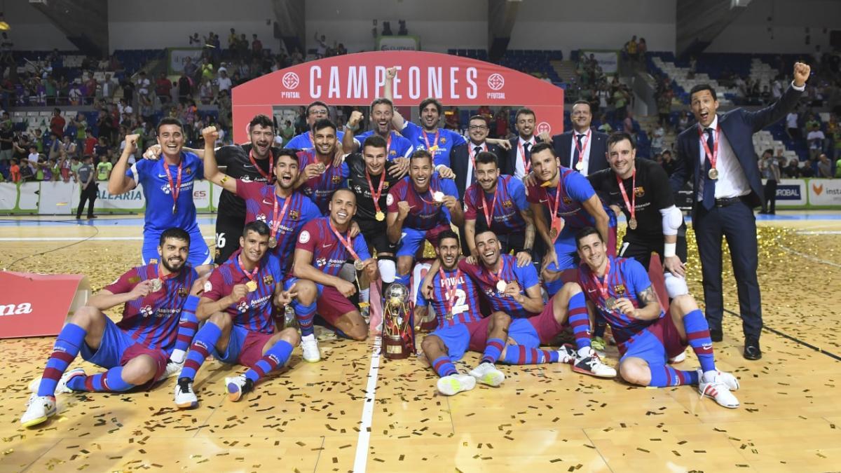 El Barça ganó la pasada Liga en Son Moix ante Palma