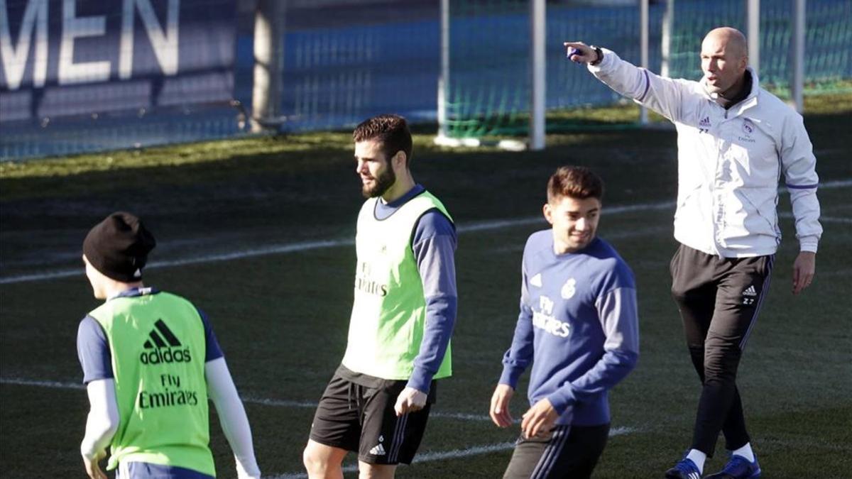 Zidane ha dirigido la sesión de entrenamiento