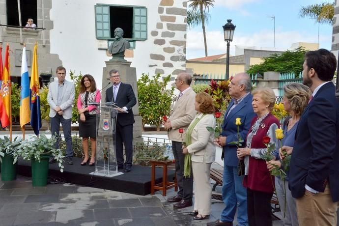 OFRENDA FLORAL 175 AÑOS FERNANDO LEÓN Y CASTILLO